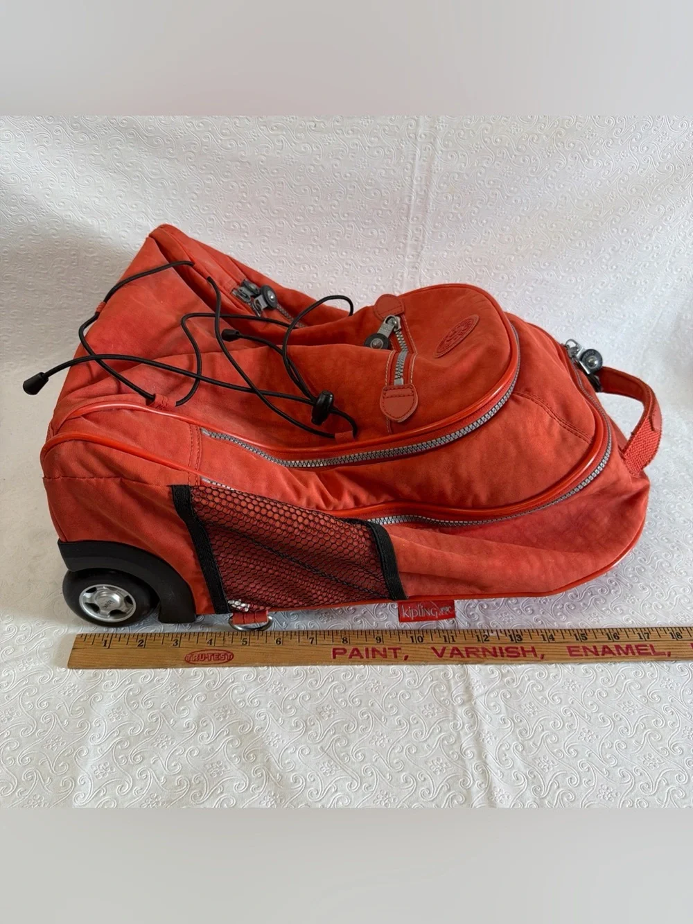Kipling Sausalito Wheeled Rolling Backpack Carry On Convertible Bag Travel Pack